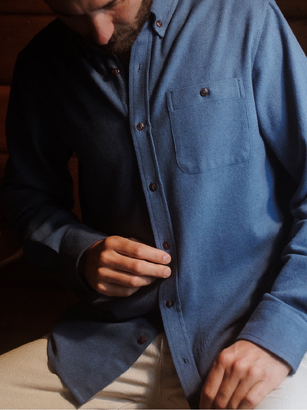 ANIAN Studio Shirt - blue - XL